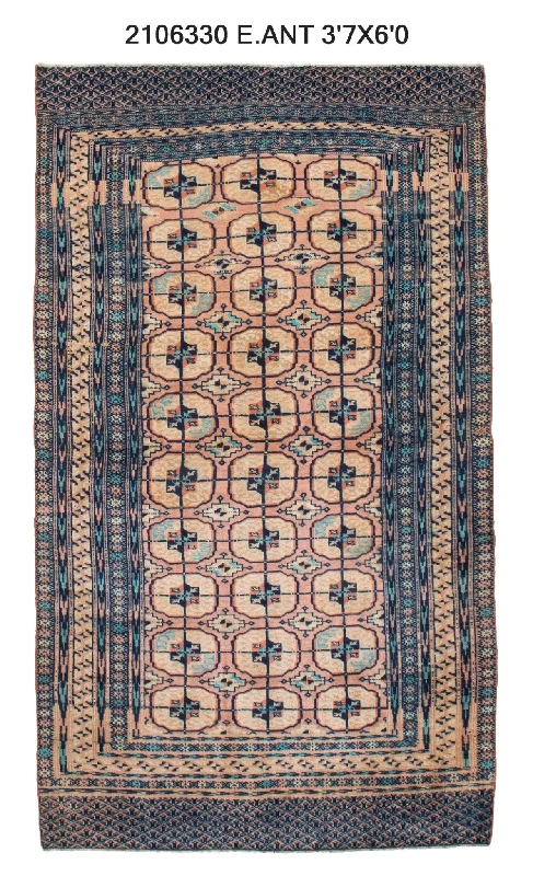 4x6 Old & Vintage Turkish Area Rug