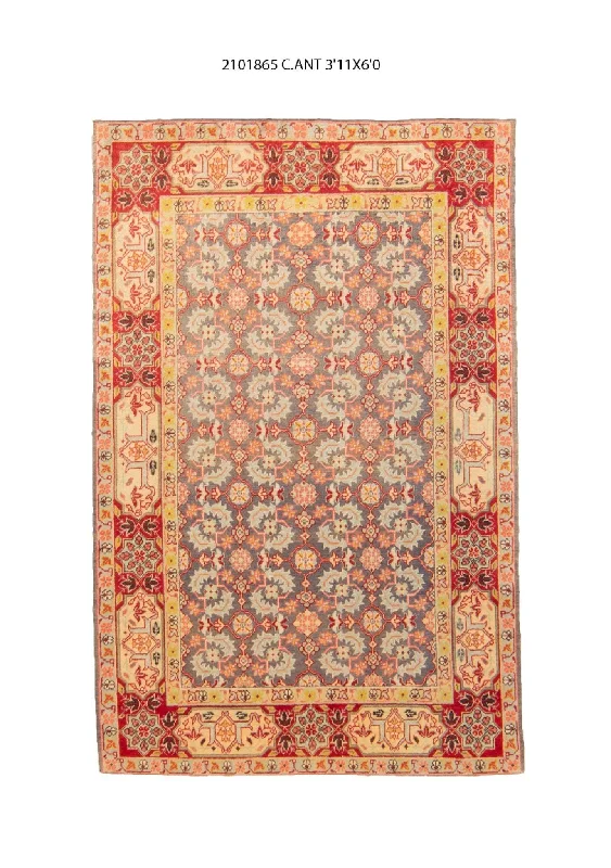 4x6 Old & Vintage Turkish Area Rug