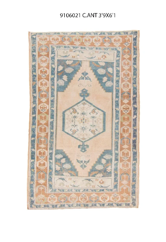 4x6 Old & Vintage Turkish Area Rug