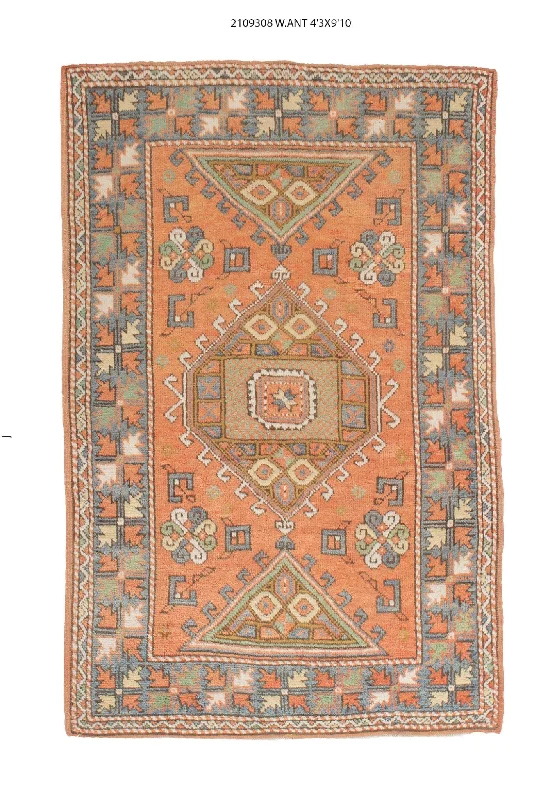 4x6 Old & Vintage Turkish Area Rug