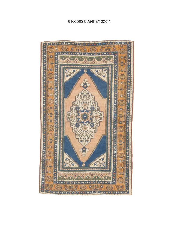 4x6 Old & Vintage Turkish Area Rug