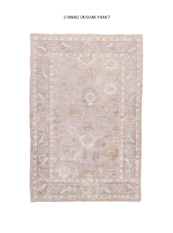 4x7 Modern Oushak Area Rug