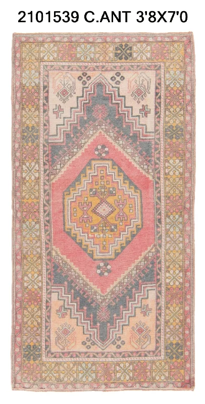 4x7 Old & Vintage Turkish Area Rug