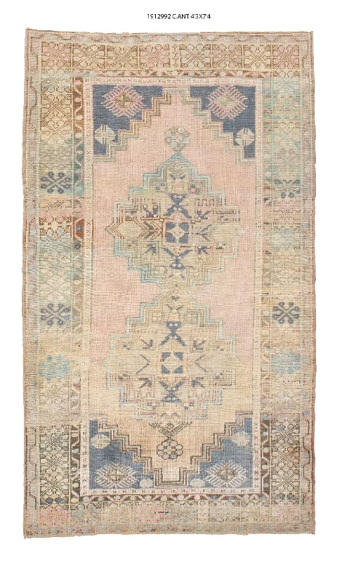 4x7 Old & Vintage Turkish Area Rug