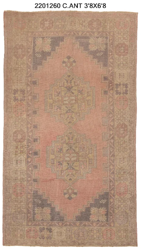 4x7 Old & Vintage Turkish Area Rug