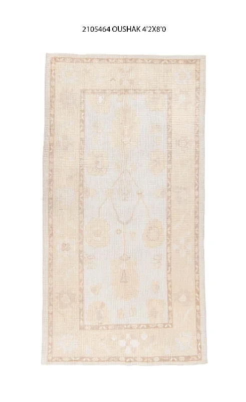 4x8 Modern Oushak Area Rug