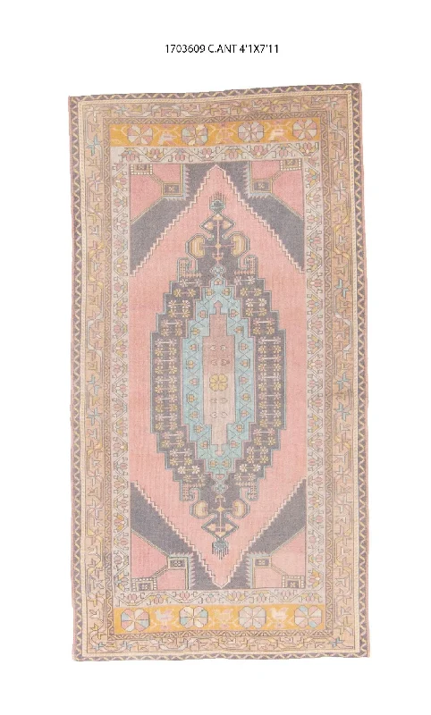 4x8 Old & Vintage Turksih Area Rug