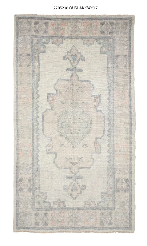 5x10 Modern Oushak Area Rug