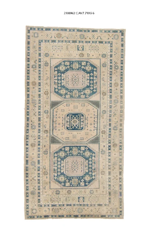 5x10 Old & Vintage Turkish Area Rug