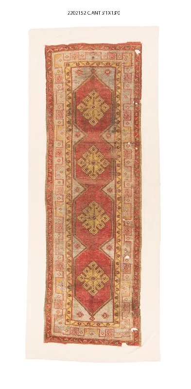 5x13 Old & Vintage Turkish Area Rug