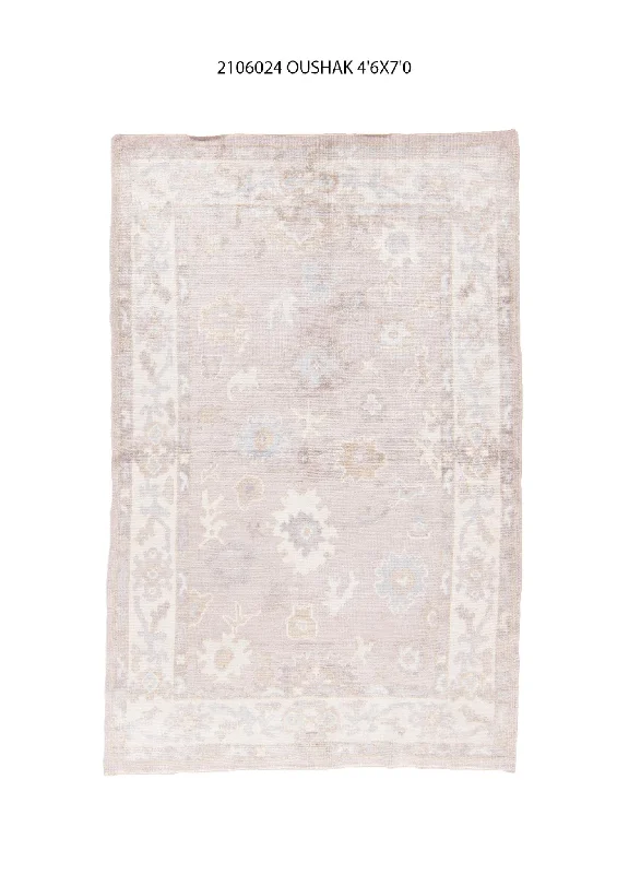 5x7 Modern Oushak Area Rug