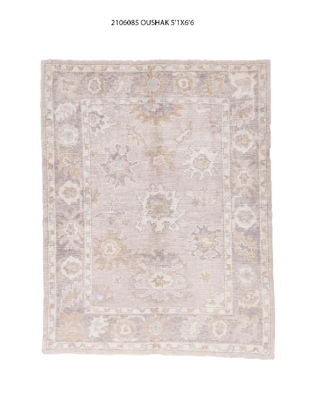 5x7 Modern Oushak Area Rug