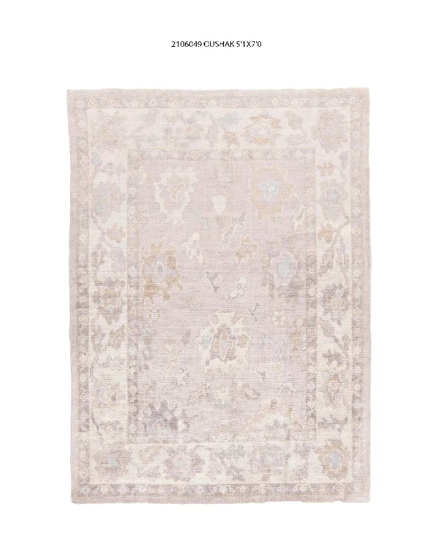 5x7 Modern Oushak Area Rug