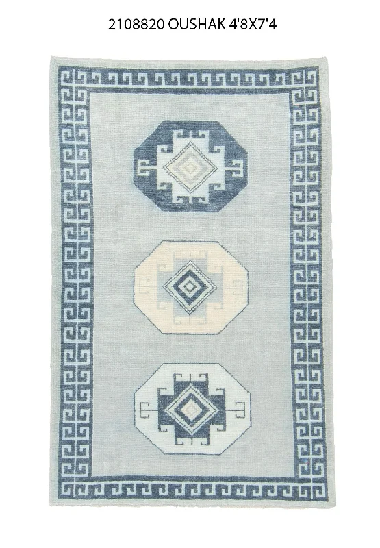 5x7 Modern Oushak Area Rug