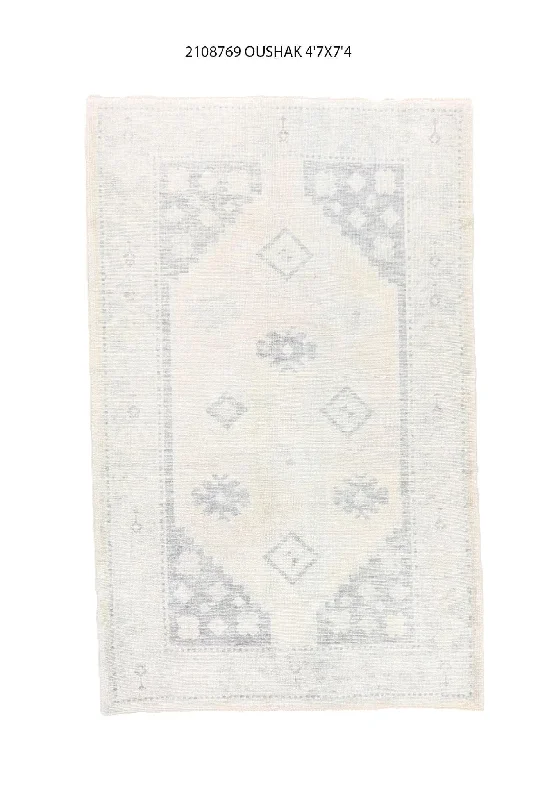 5x7 Modern Oushak Area Rug