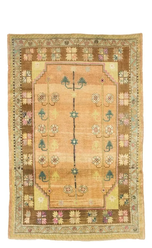 5x7 Old & Vintage Turkish Area Rug