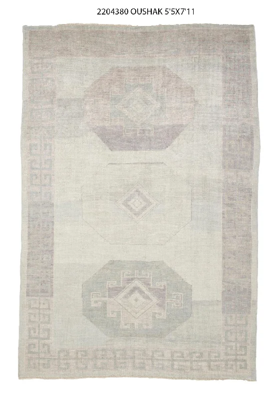 5x8 Modern Oushak Area Rug