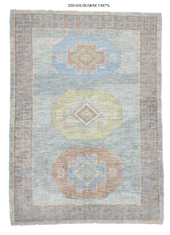 5x8 Modern Oushak Area Rug