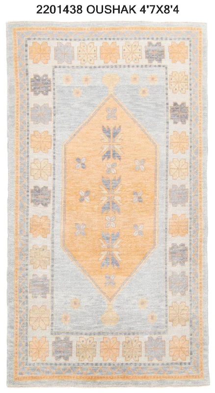 5x8 Modern Oushak Area Rug