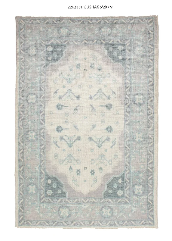 5x8 Modern Oushak Area Rug