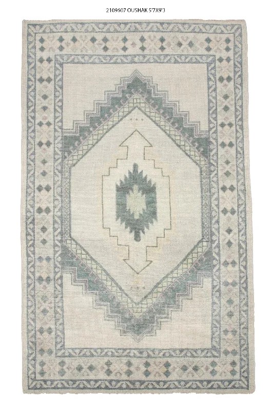 5x9 Modern Oushak Area Rug