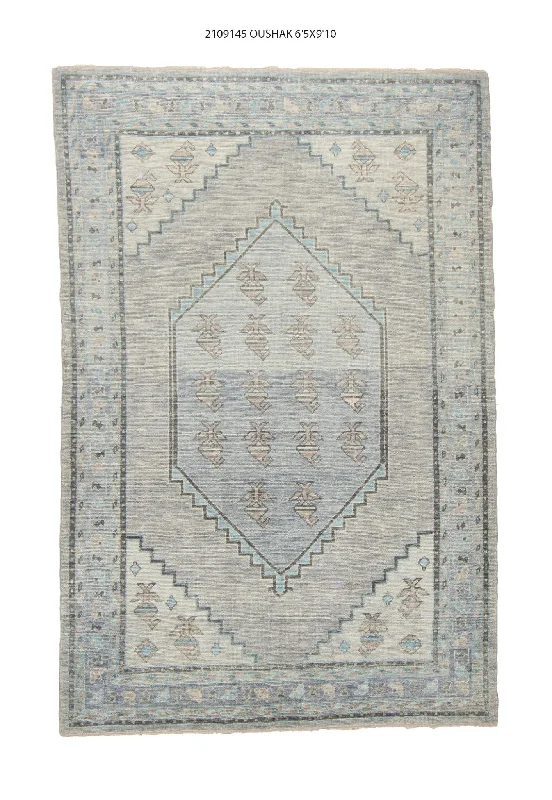 6x10 Modern Oushak Area Rug