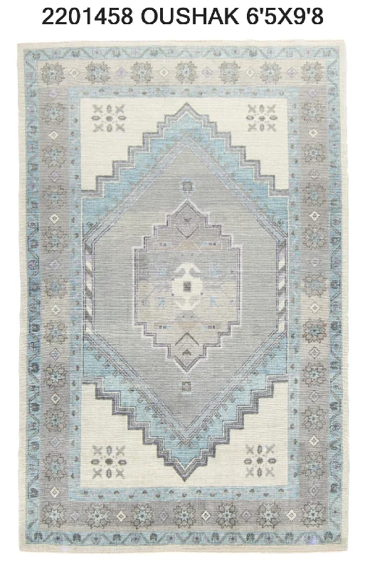 6x10 Modern Oushak Area Rug