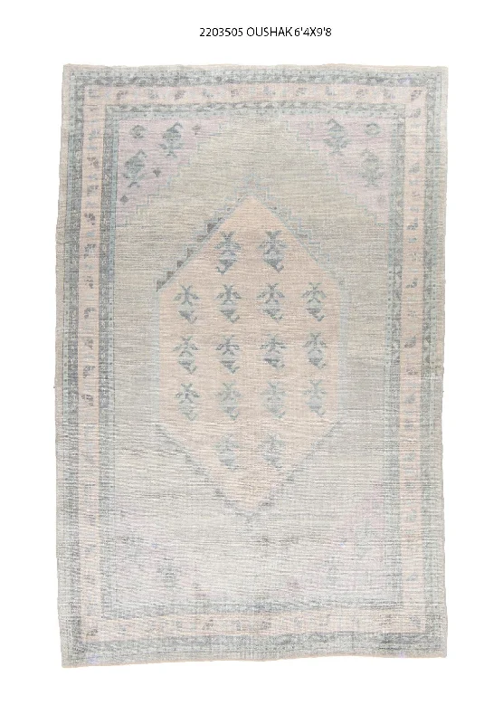 6x10 Modern Oushak Area Rug