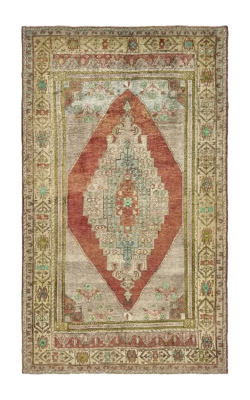 6x10 Old & Vintage Turkish Area Rug