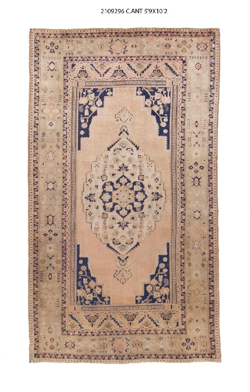 6x10 Old & Vintage Turkish Area Rug