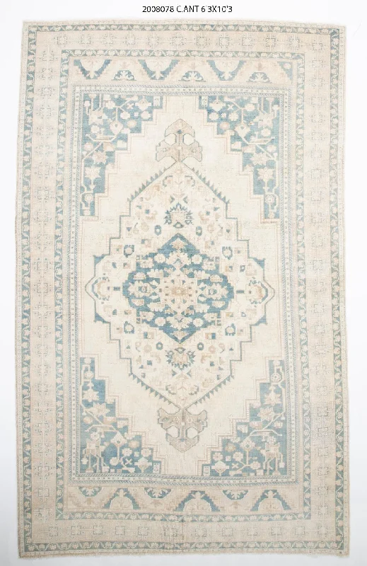 6x10 Old & Vintage Turkish Area Rug