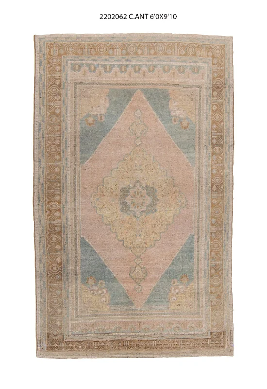 6x10 Old & Vintage Turkish Area Rug