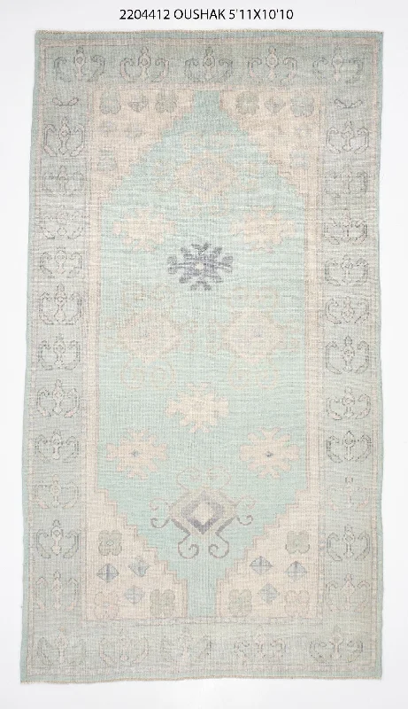 6x11 Modern Oushak Area Rug