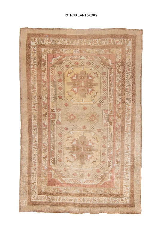 6x8 Old & Vintage Turkish Area Rug