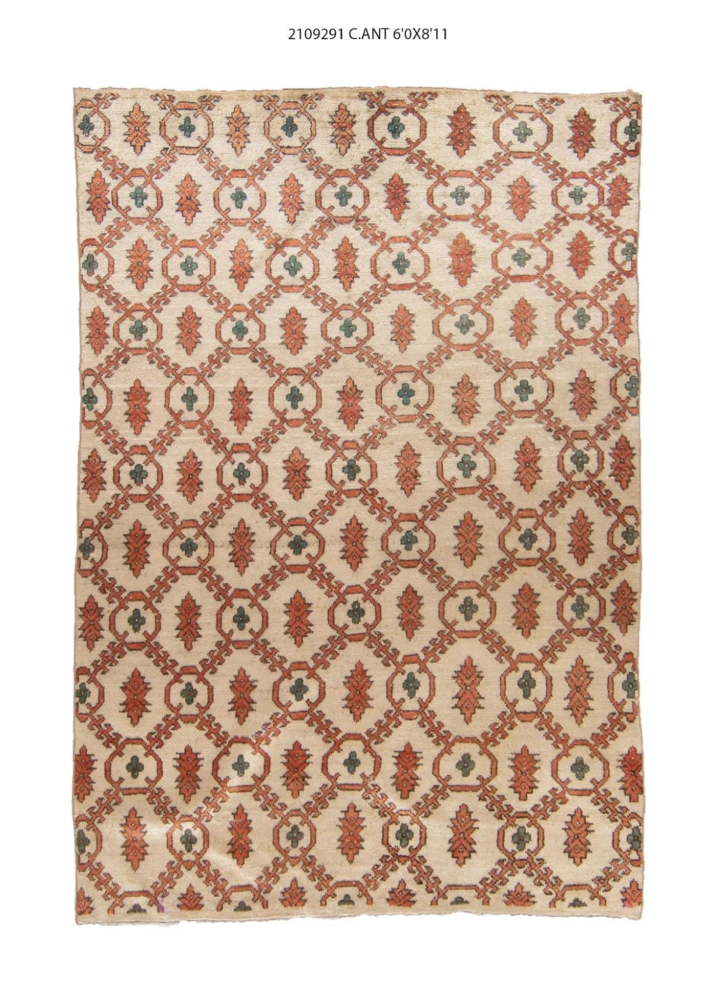 6x9 Old & Vintage Turkish Area Rug