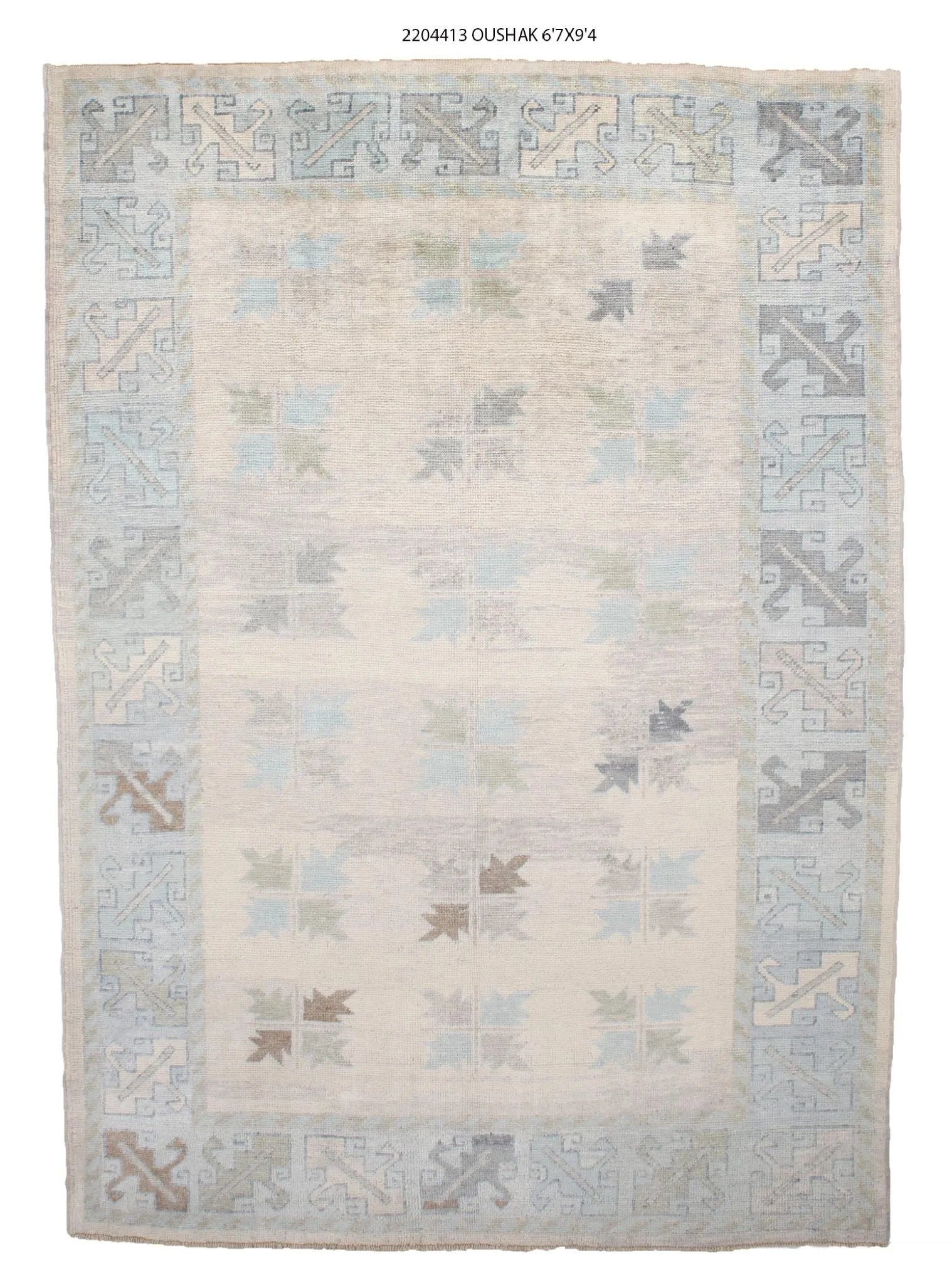 7x9 Modern Oushak Area Rug