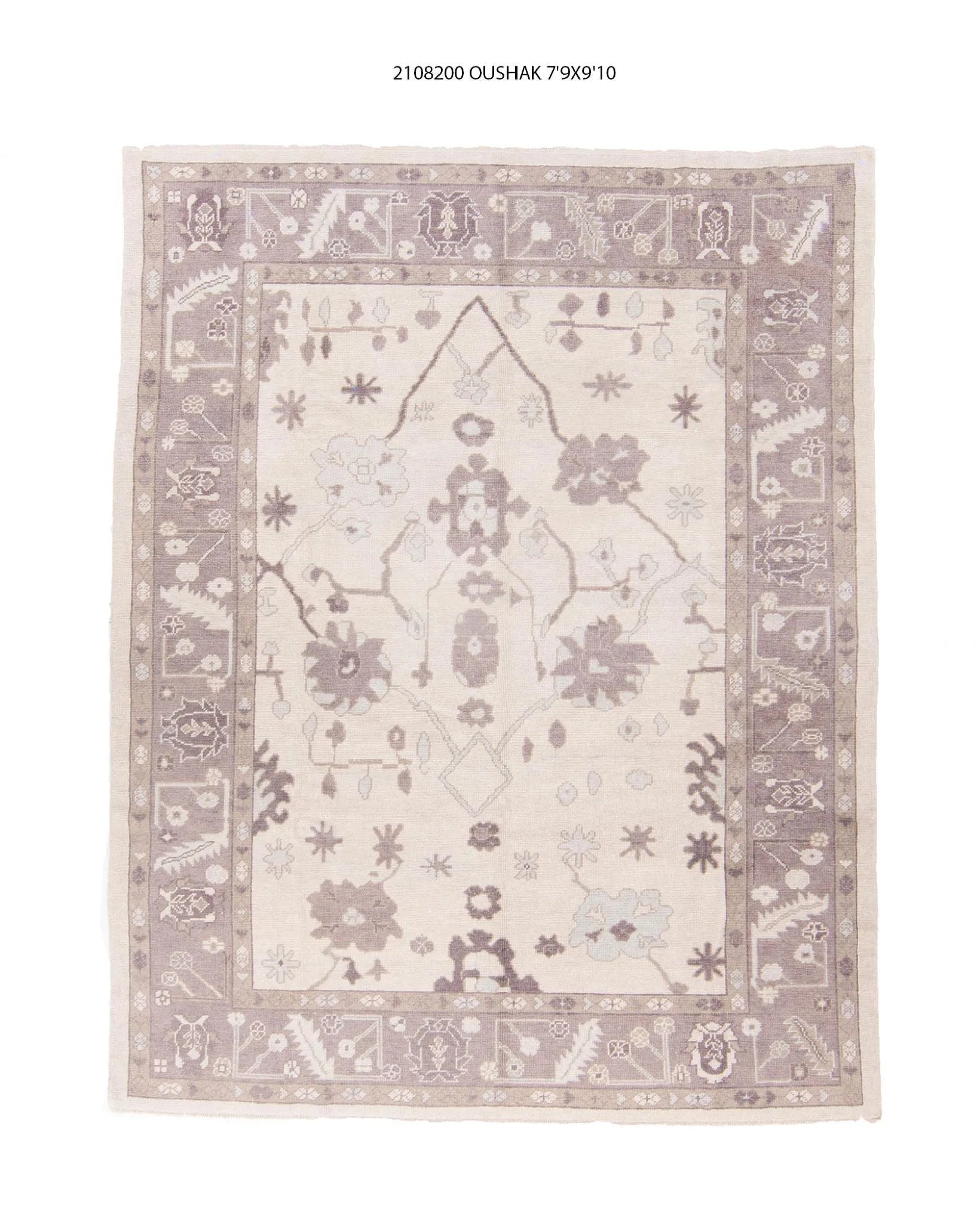 8x10 Modern Oushak Area Rug