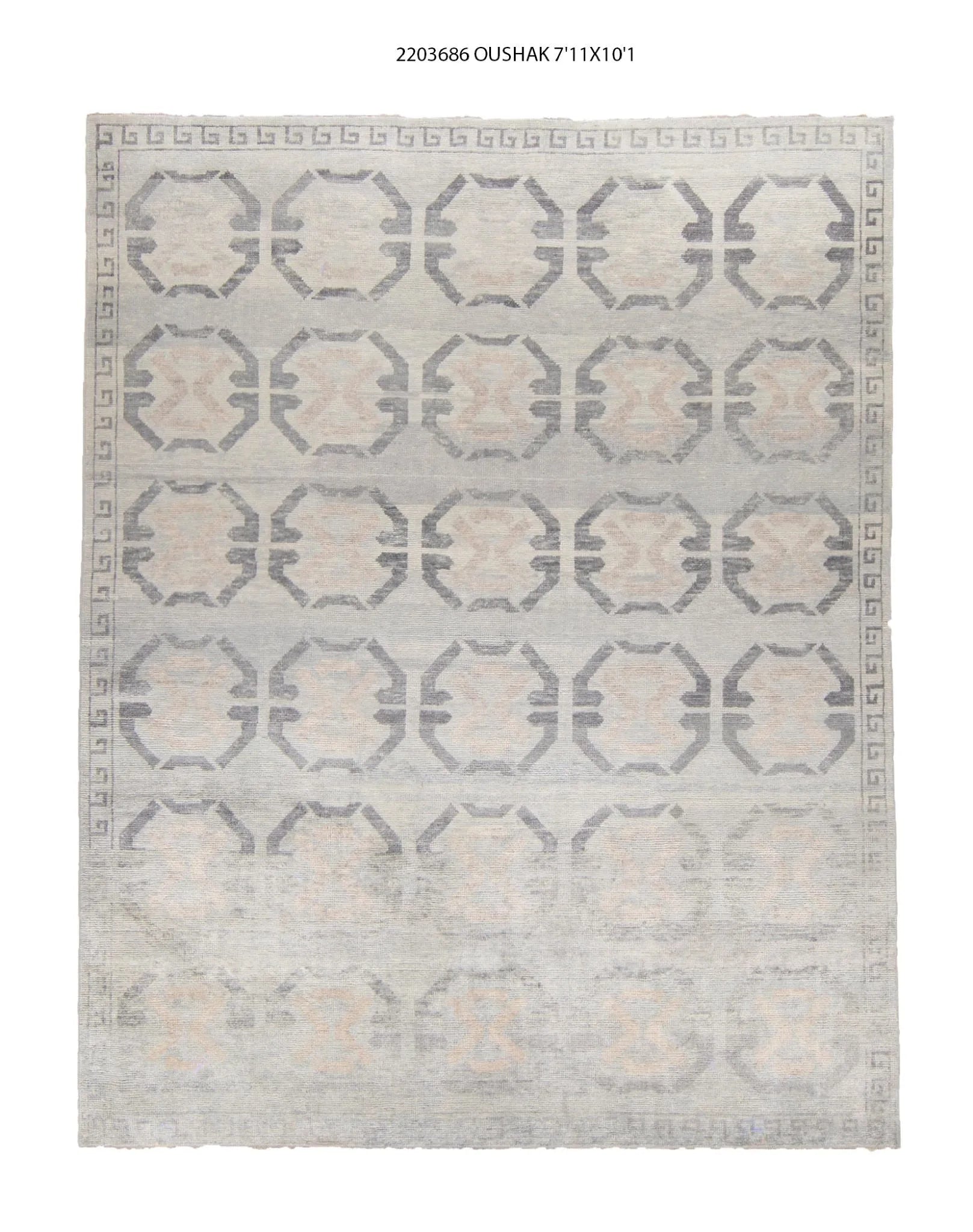 8x10 Modern Oushak Area Rug