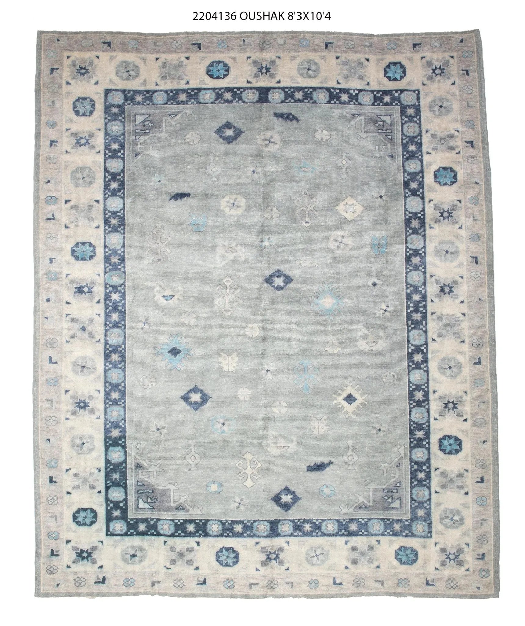 8x10 Modern Oushak Area Rug