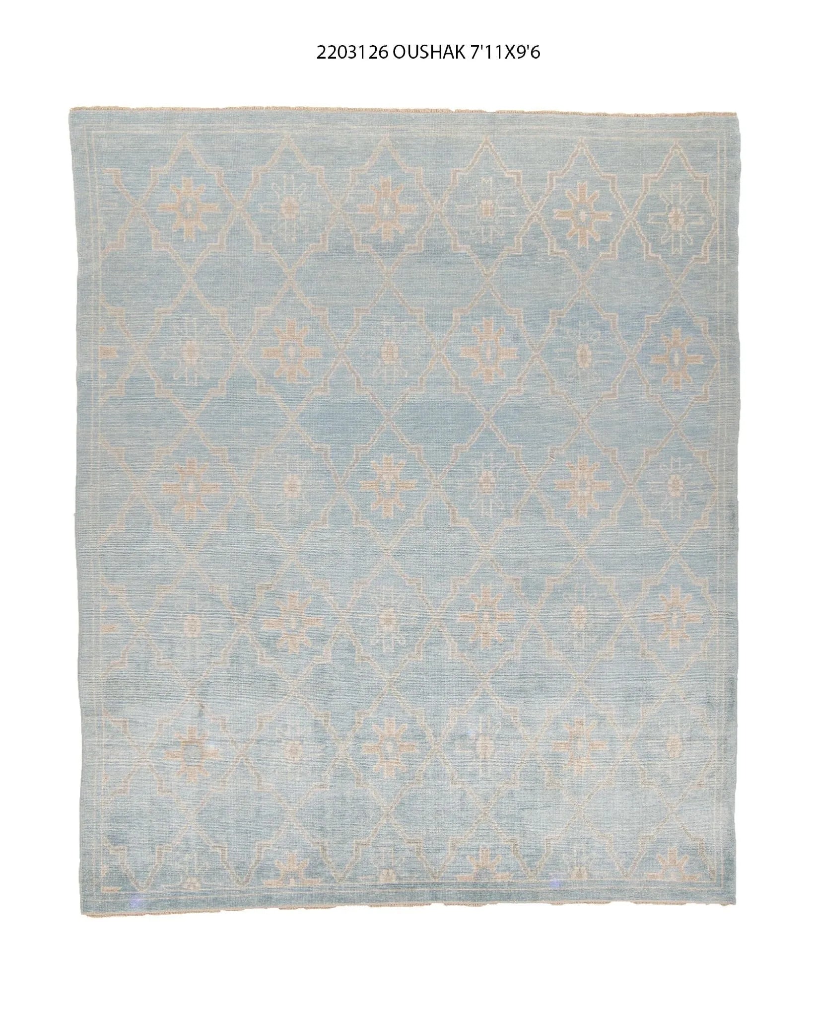 8x10 Modern Oushak Area Rug