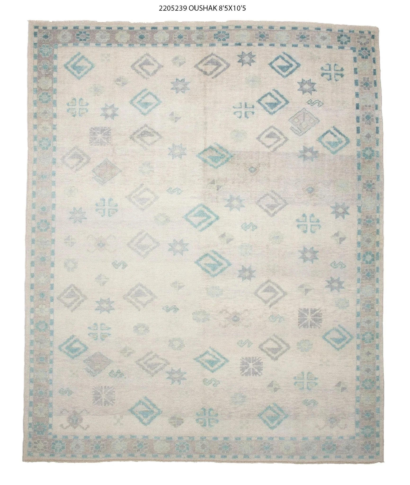 8x10 Modern Oushak Area Rug