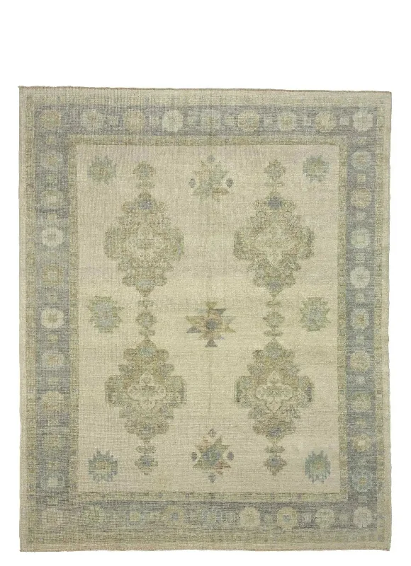 8x10 Modern Turkish Oushak Area Rug