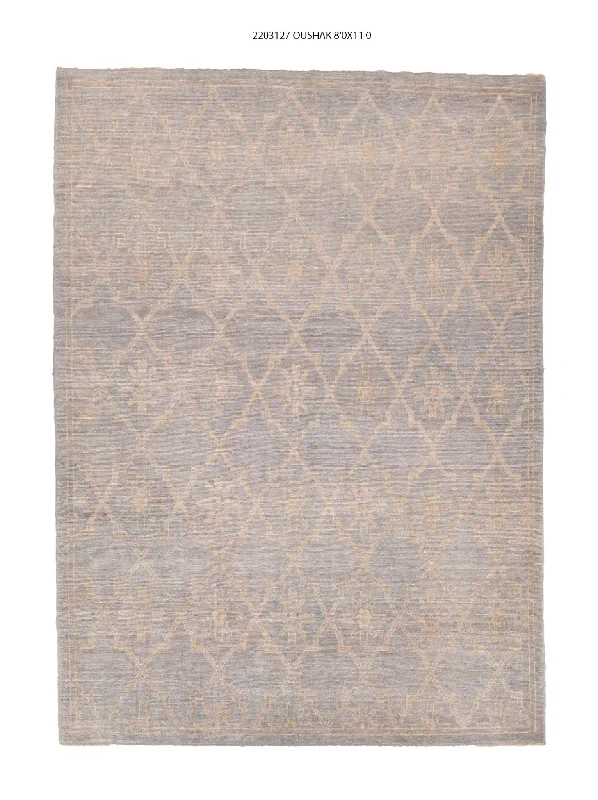 8x11 Modern Oushak Area Rug