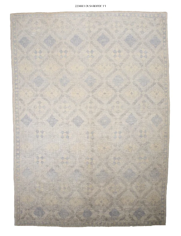 8x11 Modern Oushak Area Rug