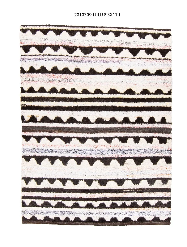 8x11 Modern Tulu Area Rug