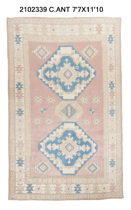 8x12 Old & Vintage Turkish Area Rug