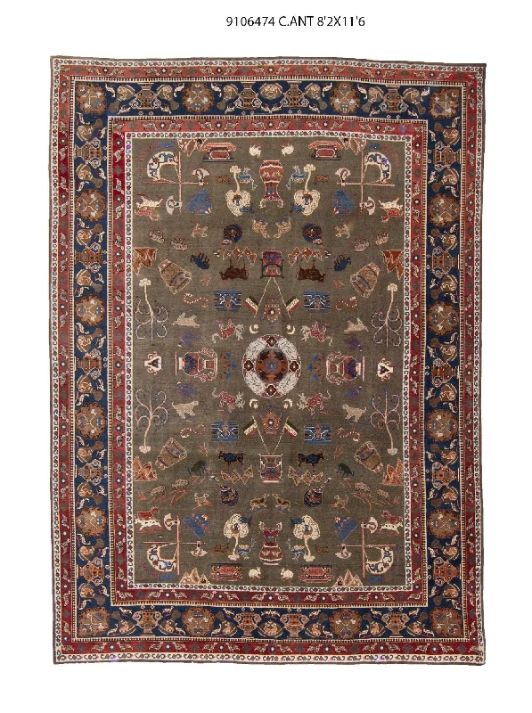 8x13 Old & Vintage Turkish Area Rug