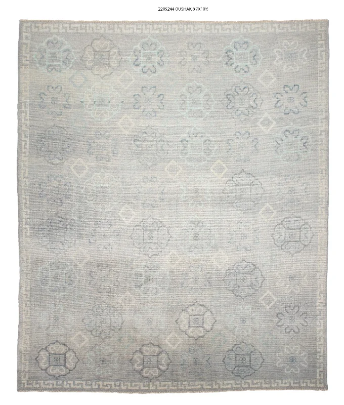 9x11 Modern Oushak Area Rug