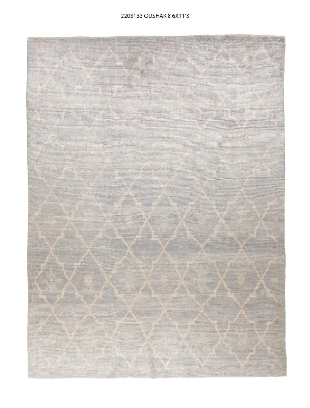 9x11 Modern Oushak Area Rug