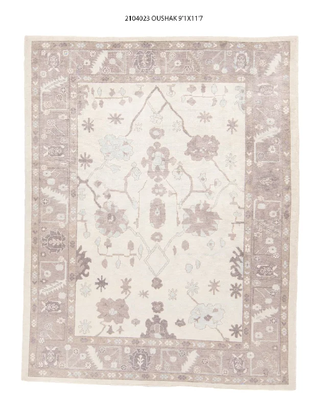 9x12 Modern Oushak Area Rug